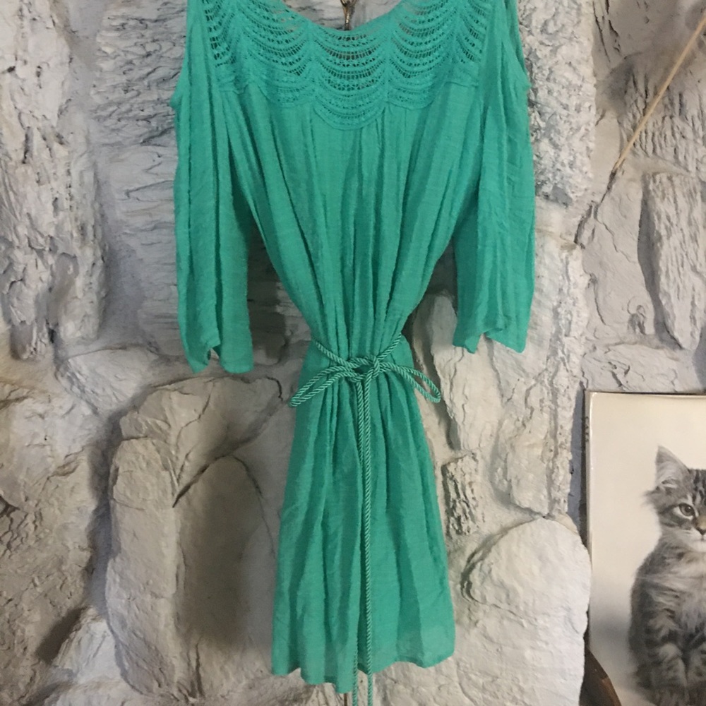 AUW Green mini dress size XL